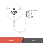Heißer Verkauf Holybro M9N GPS mit UBLOX M9N Modul IST8310 Kompass 6-poliger/10-poliger Stecker für RC FPV Racing Freestyle